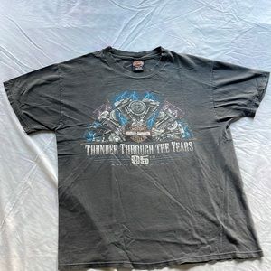 Spirit Harley Davidson t shirt Black LRG Distressed pre worn